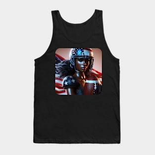 American Woman NFL Football Player #24 Tank Top